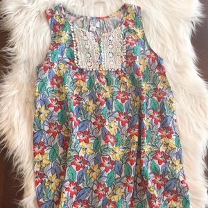 Crown & Ivy Girls Floral Top Size XL